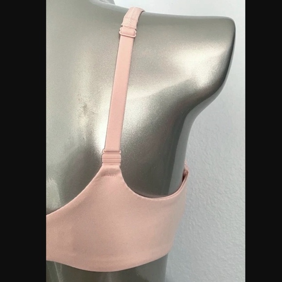 Victoria's Secret Nwt Body by Victoria Millennial Pink Lace Unlined Demi Bra 36D - Picture 3 of 4